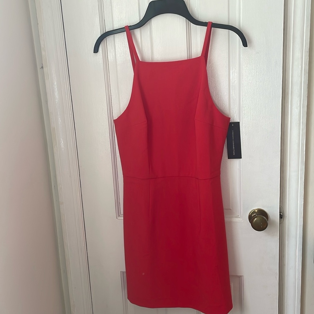French collection fire coral size 6 dress!